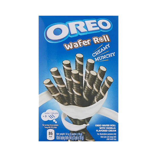 OREO WAFER ROLLS CHOCOLATE 54 GM