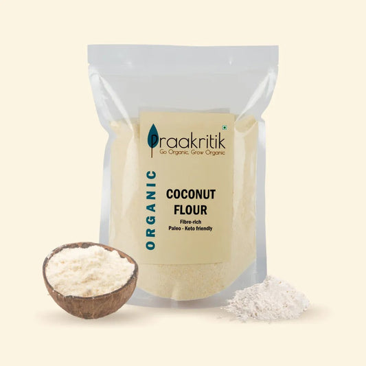 PRAAKRITIK COCONUT FLOUR 500 GM