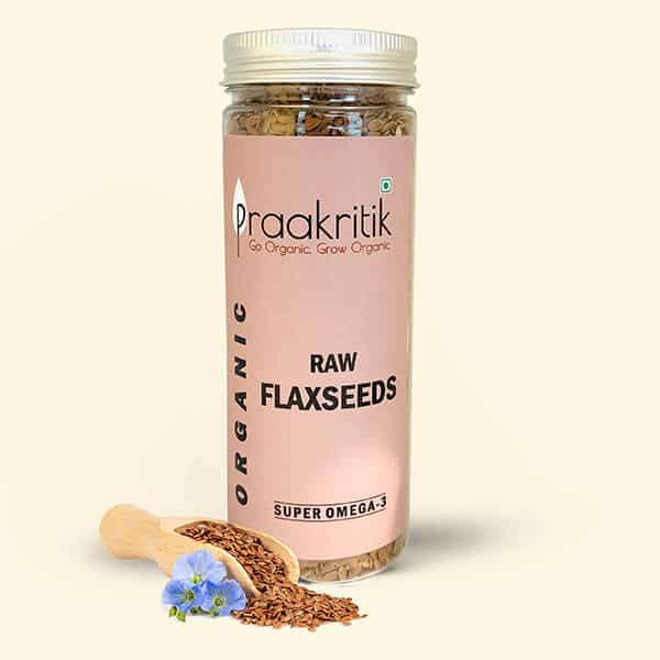 PRAAKRITIK FLAX SEEDS RAW 200 GM