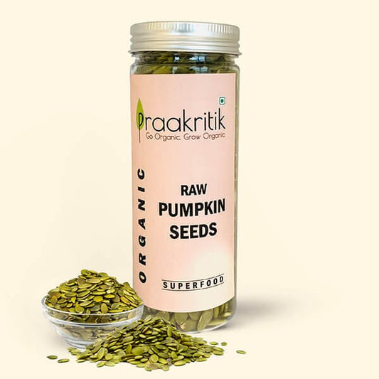 PRAAKRITIK PUMPKIN SEEDS RAW 200 GM