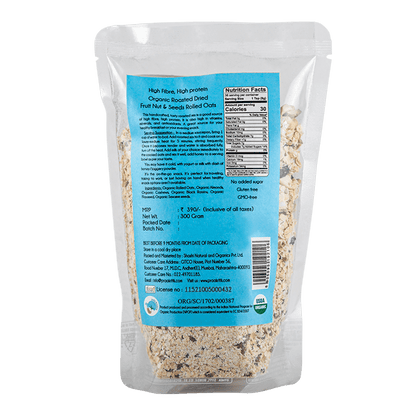 PRAAKRITIK ROLLED OATS GRANOLA 300 GM