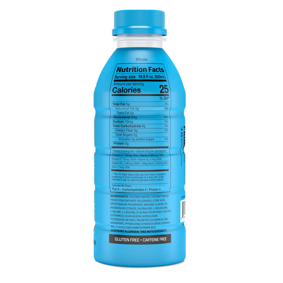 PRIME BLUE RASPBERRY HYDRATION DRINK 500 ML
