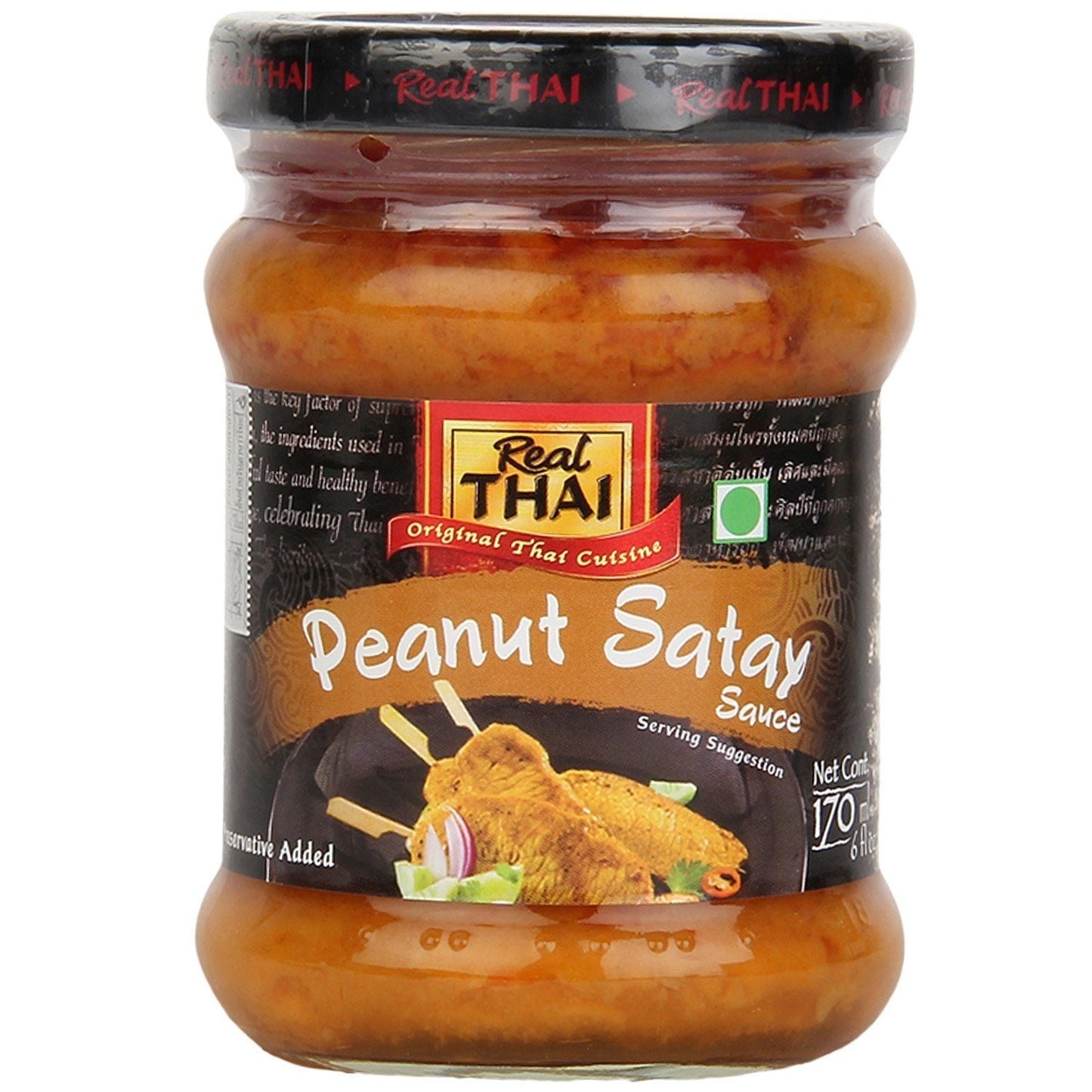 REAL THAI PEANUT SATAY SAUCE 170ML