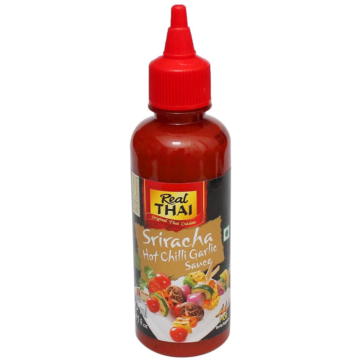 REAL THAI SRIRACHA HOT CHILLI GARLIC SAUCE 250GM