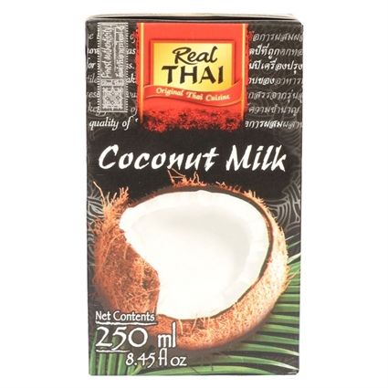 REAL THAI TETRA PACK COCONUT MILK 250ML