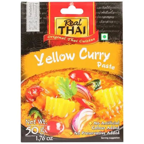 REAL THAI YELLOW CURRY PASTE 50 GM