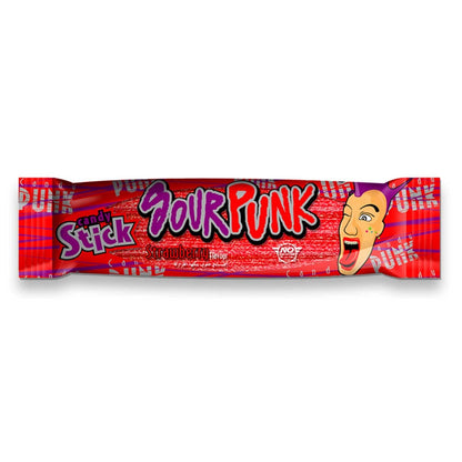 SOURPUNK STRAWBERRY CANDY STICK 40 GM