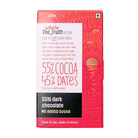 THE WHOLE TRUTH 55 DARK CHOCOLATE SF 80GM