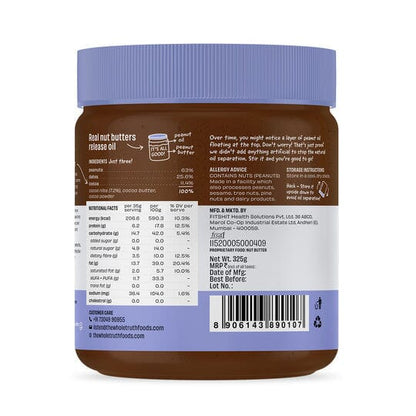 THE WHOLE TRUTH DARK CHOCOLATE PEANUT BUTTER CREAMY 325 GM