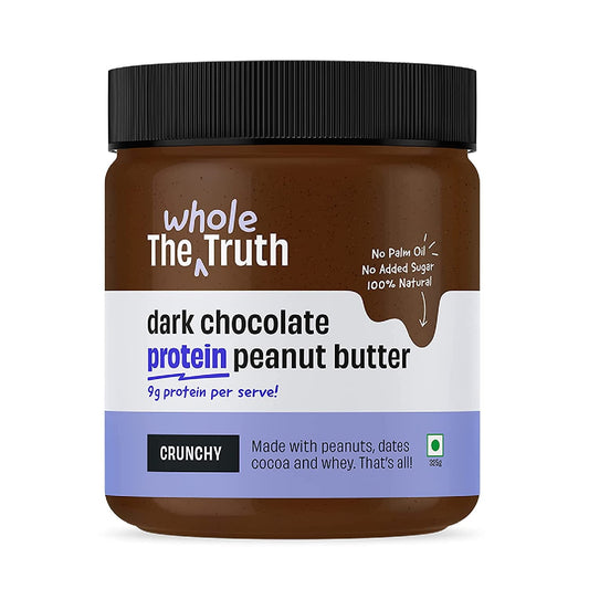 THE WHOLE TRUTH DARK CHOCOLATE PROTEIN PEANUT BUTTER CRUNCHY