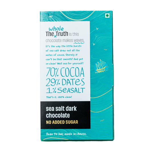 THE WHOLE TRUTH SEA SALT DARK CHOCOLATE SF 80G