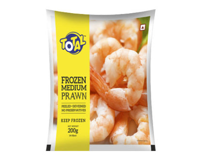 TOTAL FROZEN PRAWN 200 GM