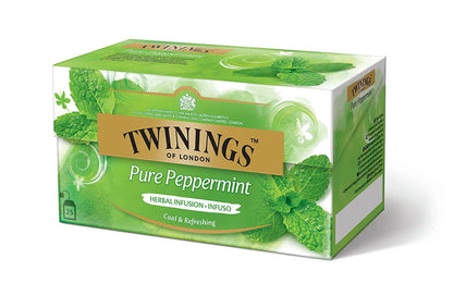 TWININGS GREEN TEA PURE PEPPERMINT 50 GM