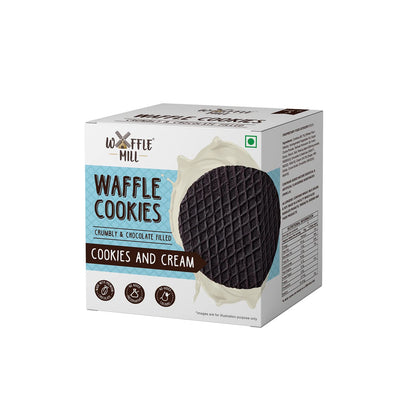 WAFFLE MILL COOKIES AND CREAM COOKIES 70GM