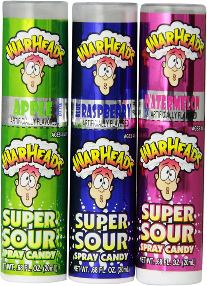 WARHEADS SUPER SOUR SPRAY CANDY 20 ML