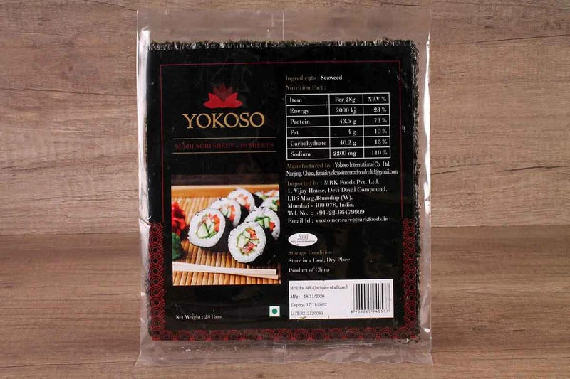 YOKOSO SUSHI NOORI SHEET 28 GM