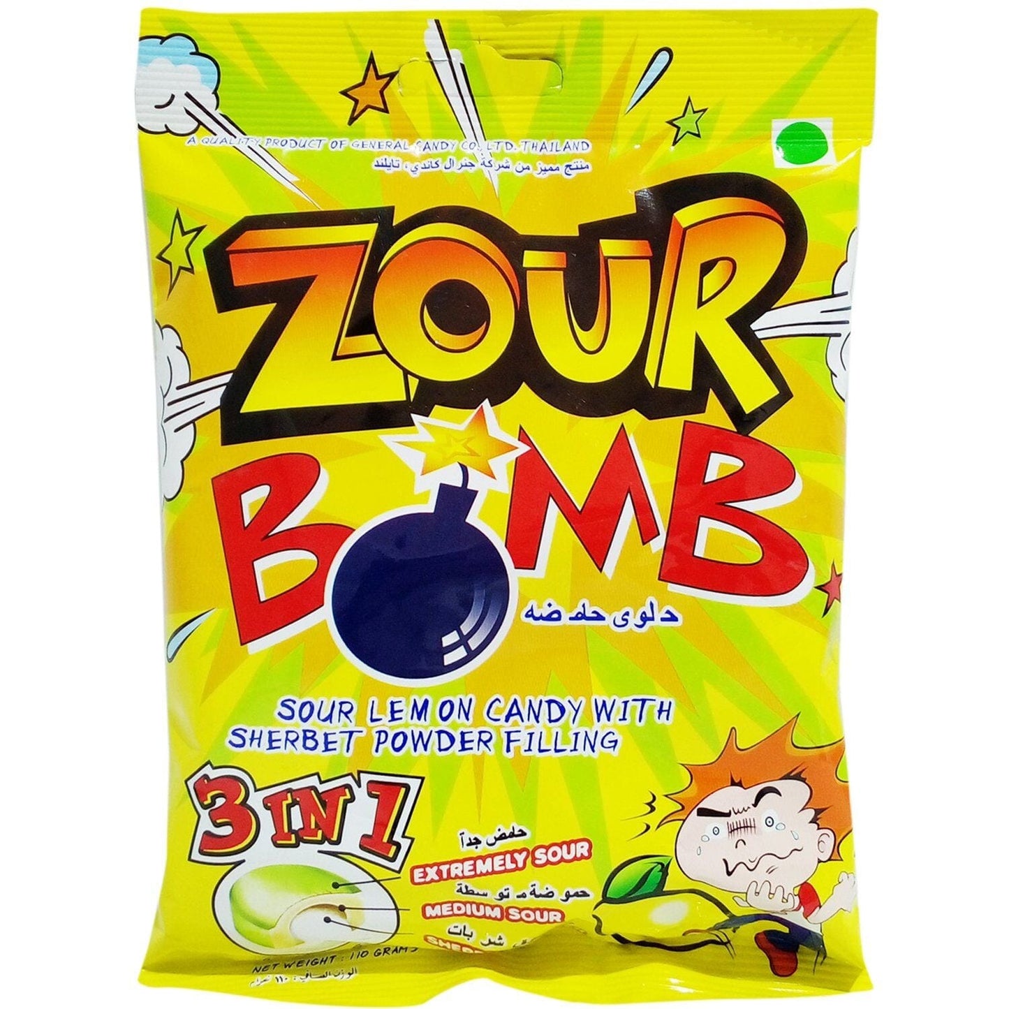 ZOUR BOMB LEMON 110 GM