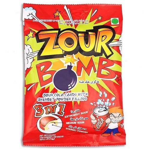 ZOUR BOMB SOUR COLA CANDY 110 GM