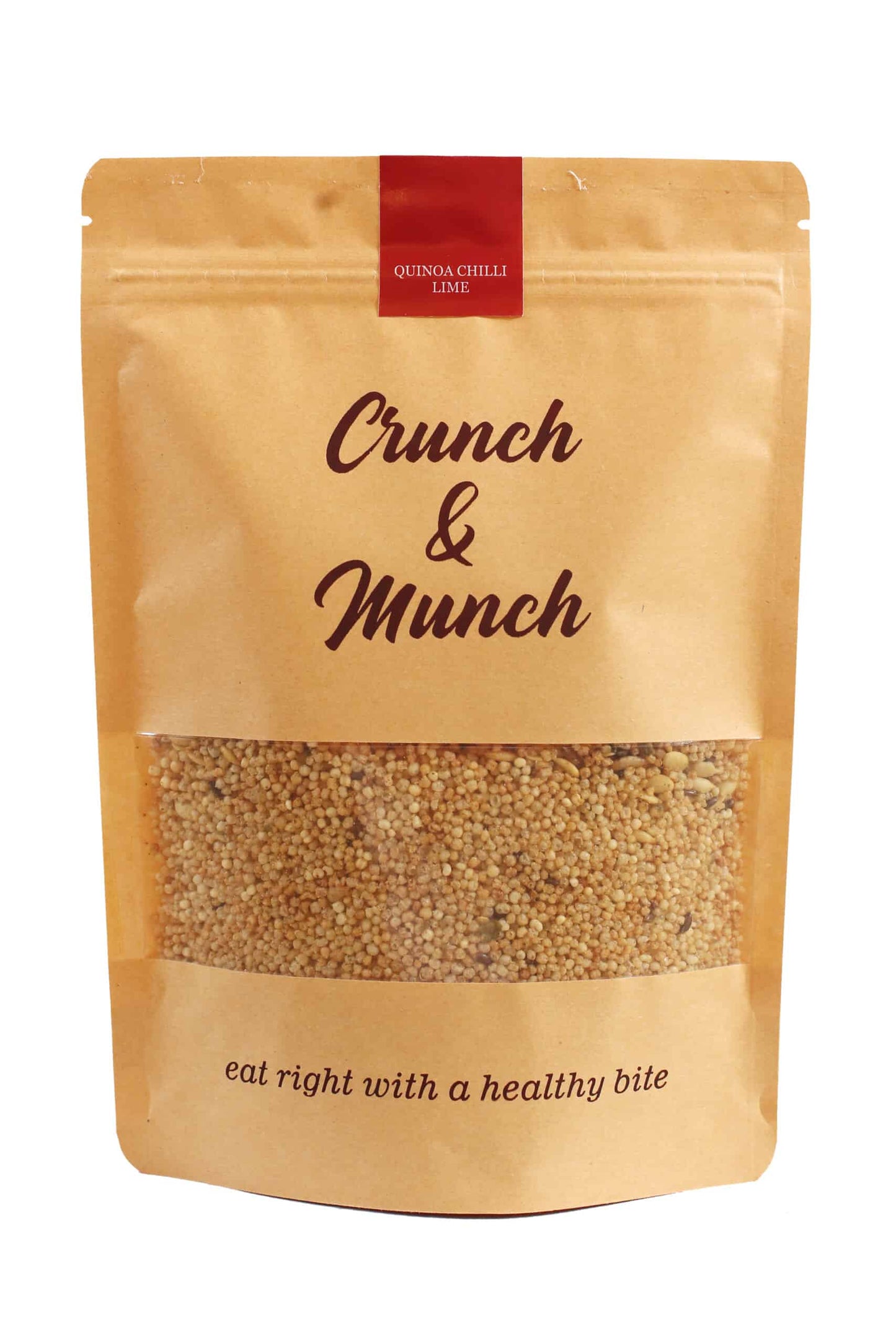 CRUNCH AND MUNCH QUINOA CHILLI LIME 150GM