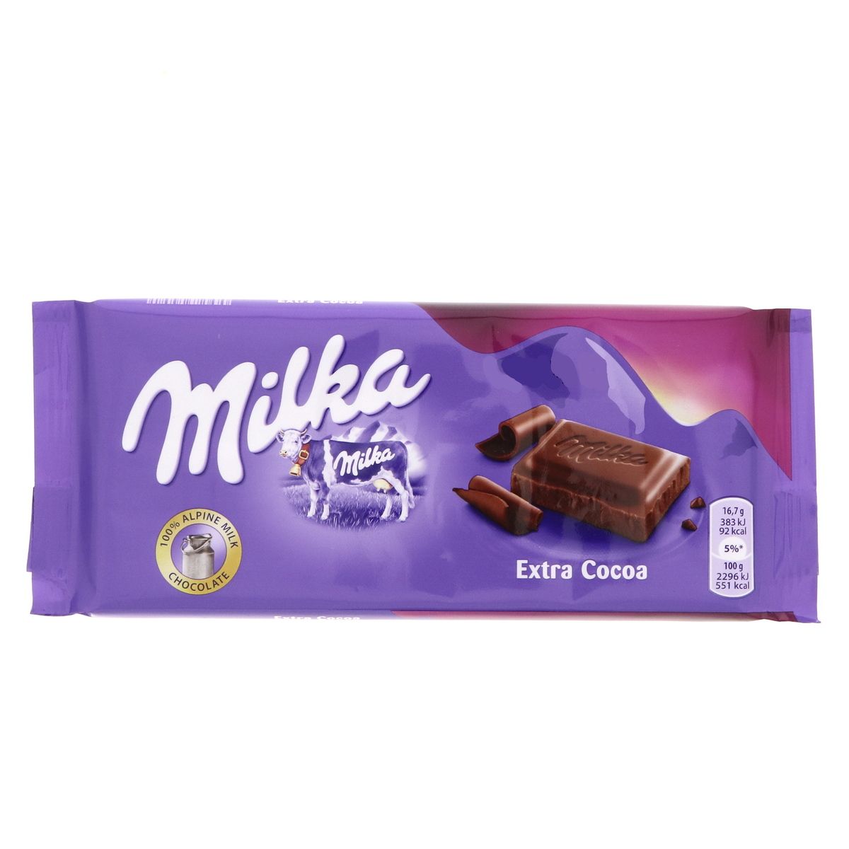 MILKA EXTRA COCOA 100 GM