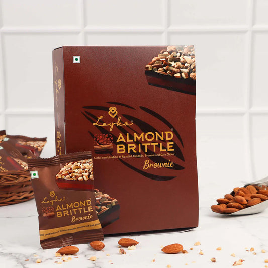 LOYKA ALMOND BRITTLE BROWNIE 17G