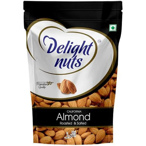 DELIGHTS NUTS ROSTED SALTED ALMONDS 200GM