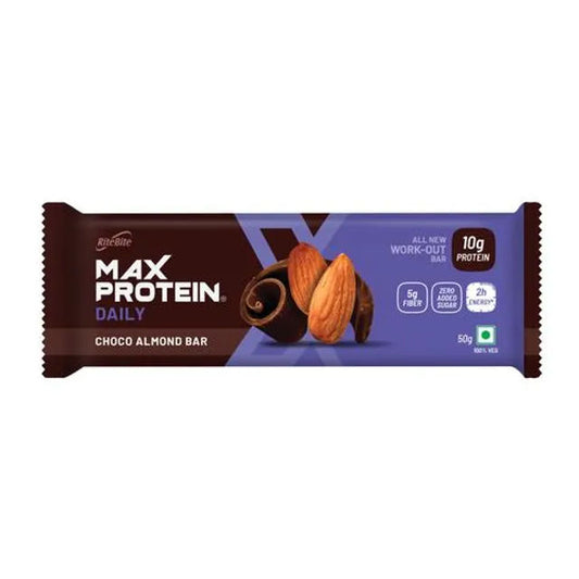 RITEBITE MAX PROTEIN CHOCO ALMOND BAR 50G