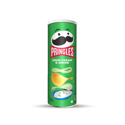 PRINGLES SOUR CREAM AND ONION 158GM
