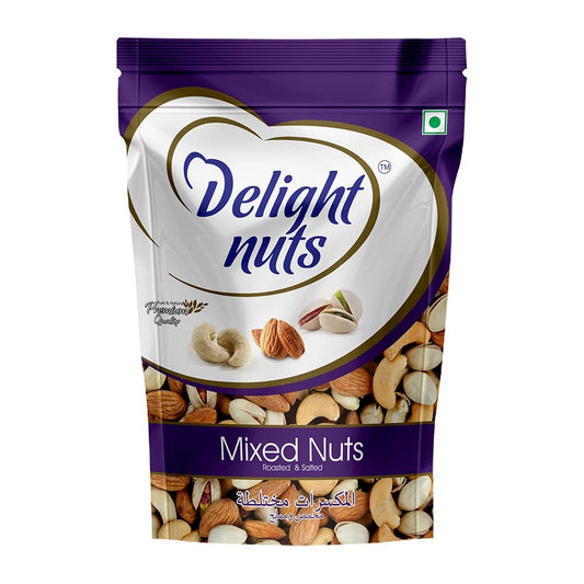 DELIGHT NUTS MIXED NUTS ROASTED AND SALTED 200 GM