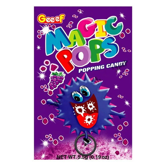 MAGIC POPS POPPING CANDY GRAPE 5.5G