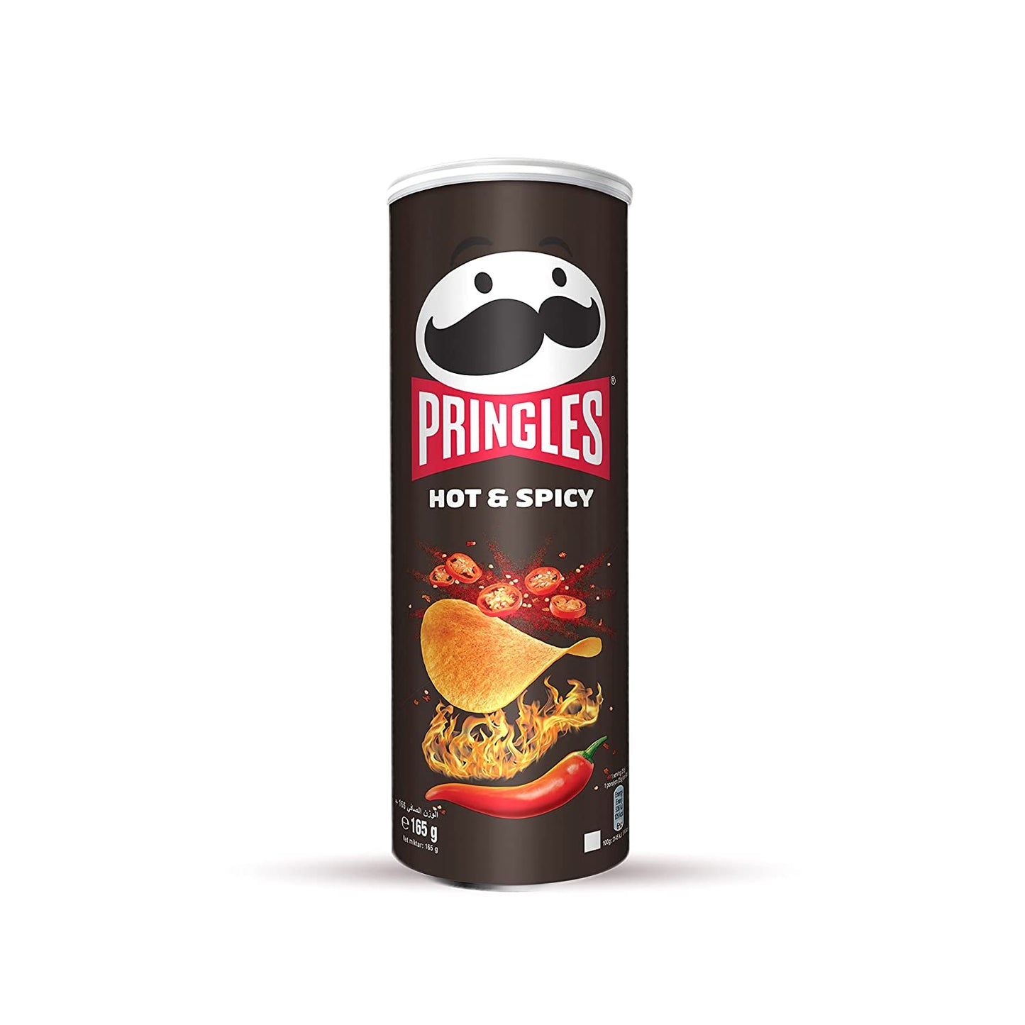 PRINGLES HOT AND SPICY 165GM