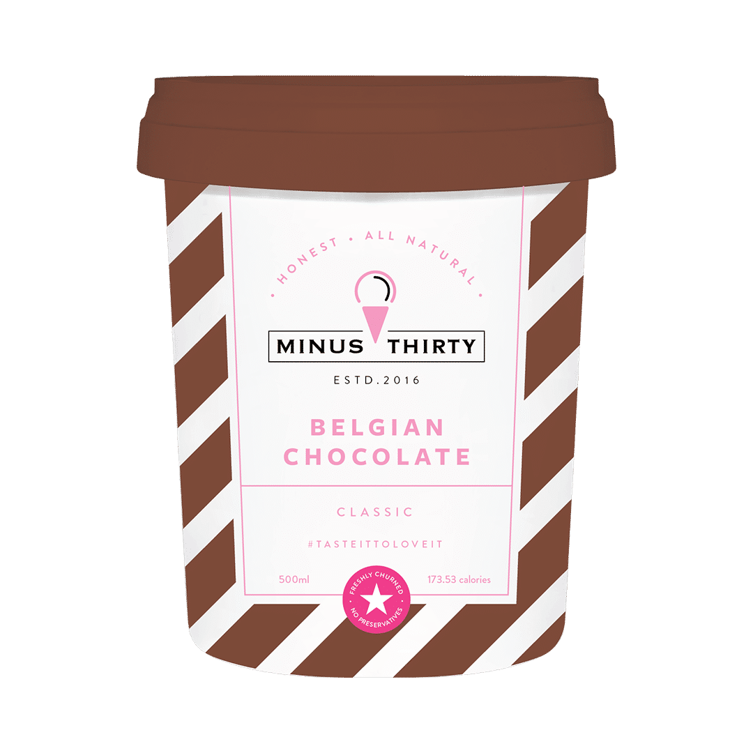 MINUS 30 BELGIAN CHOCOLATE 500 ML