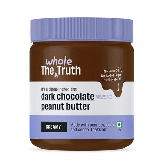 THE WHOLE TRUTH DARK CHOCOLATE PEANUT BUTTER CREAMY 325 GM TGO9 