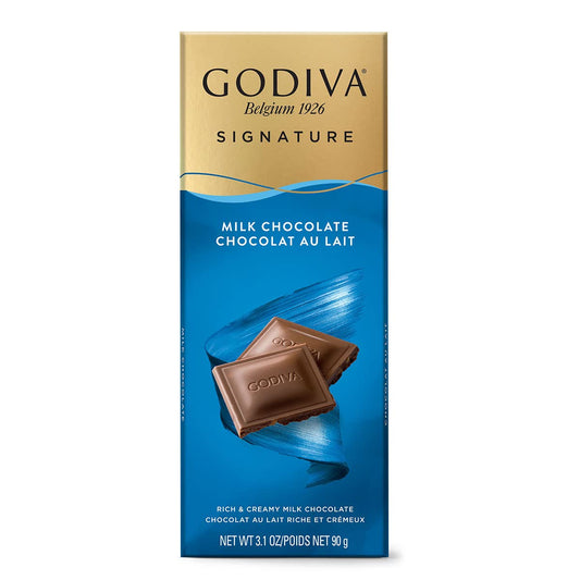 GODIVA MILK CHOCOLATE 90G